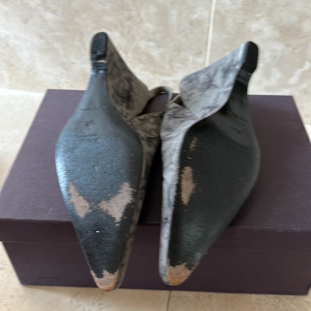 Prada suede animal print sling back - Picture 7 of 7